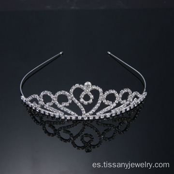 2016 nueva moda Rhinestone boda corona y Tiara